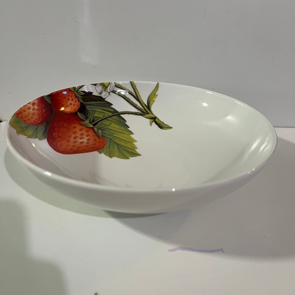 Portmeirion Eden Fruits‎ Apple Cherry Blossom Coupe Soup Bowl 9 in cottagecore